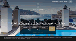Desktop Screenshot of hotelcentromar.com
